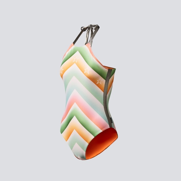 Perfect Moment Other - PERFECT MOMENT Serpentine Reversible One-piece Swimsuit Sz L